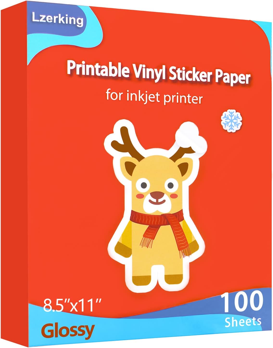 Lzerking VINIL adhesivo brillante 100 HOJAS
