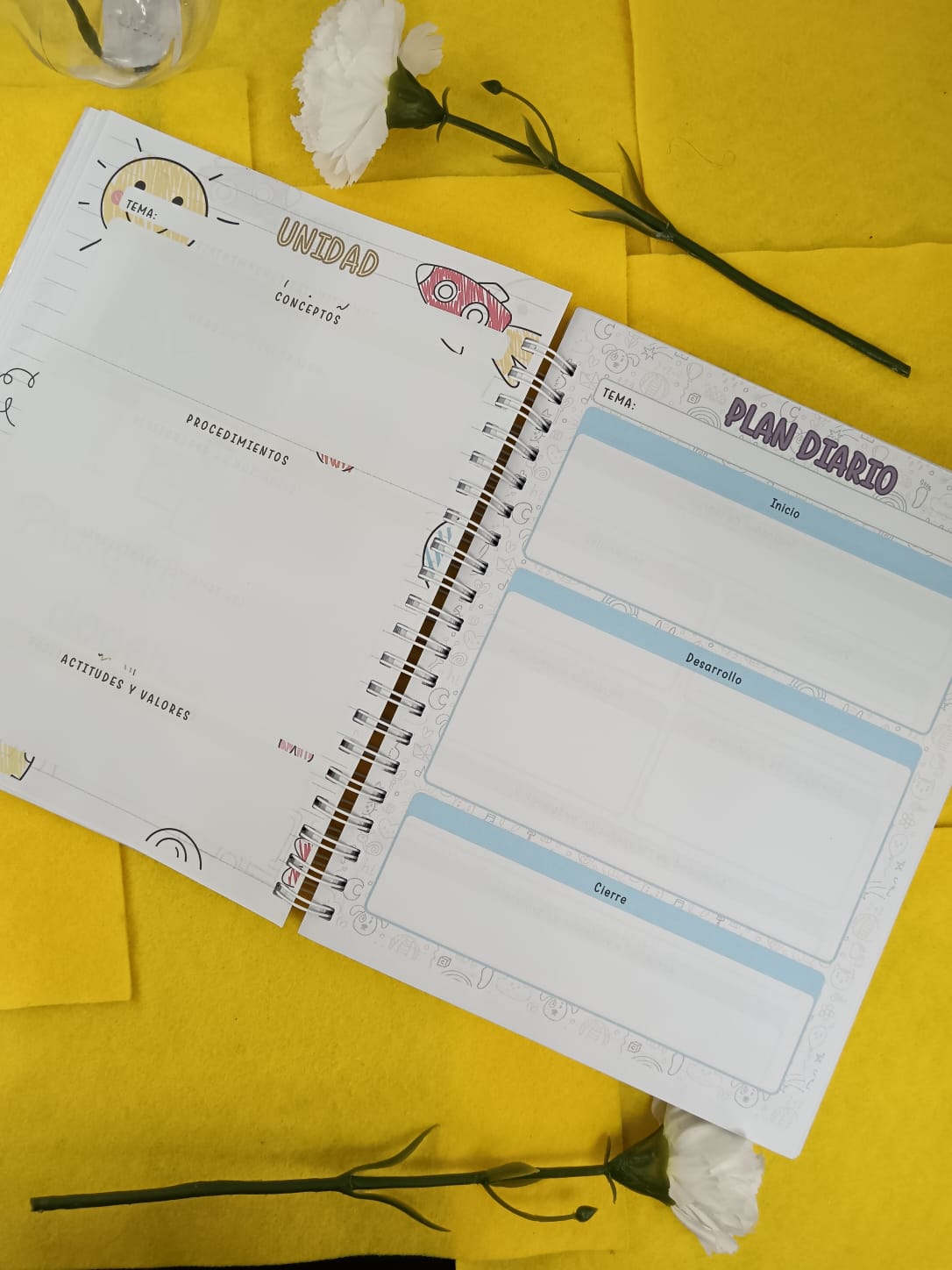 Cuaderno planificación de primaria