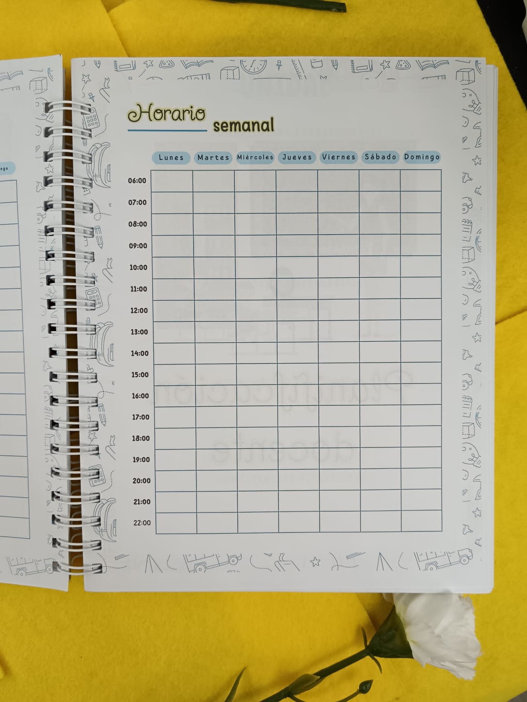 Cuaderno planificación de primaria