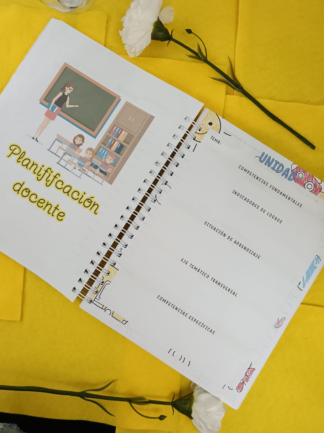 Cuaderno planificación de primaria