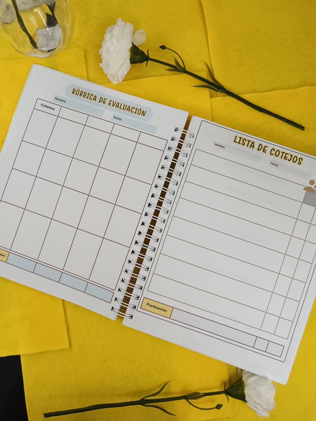 Cuaderno planificación de primaria