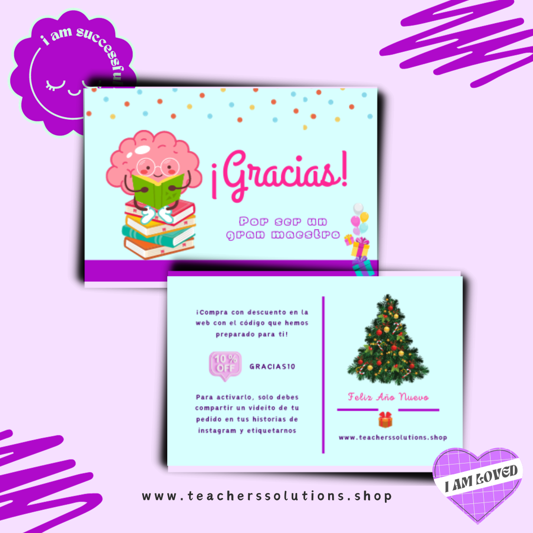 Tarjetas de Agradecimiento con Descuento Especial