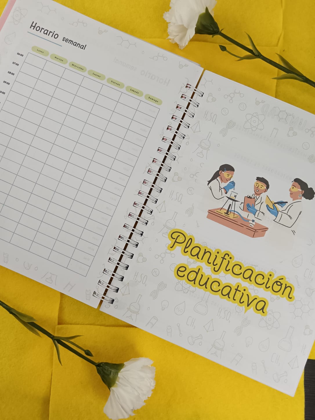 Cuaderno de planificación BIOLOGÍA Y QUÍMICA