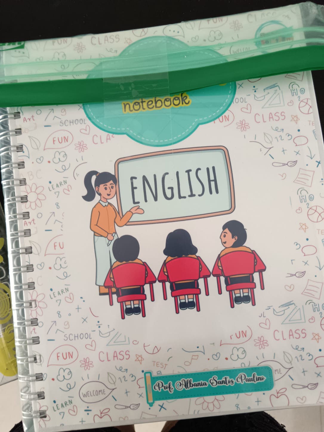 Cuaderno planificación de Inglés
