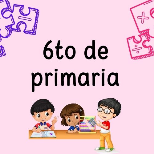 Planificación de 6to de primaria