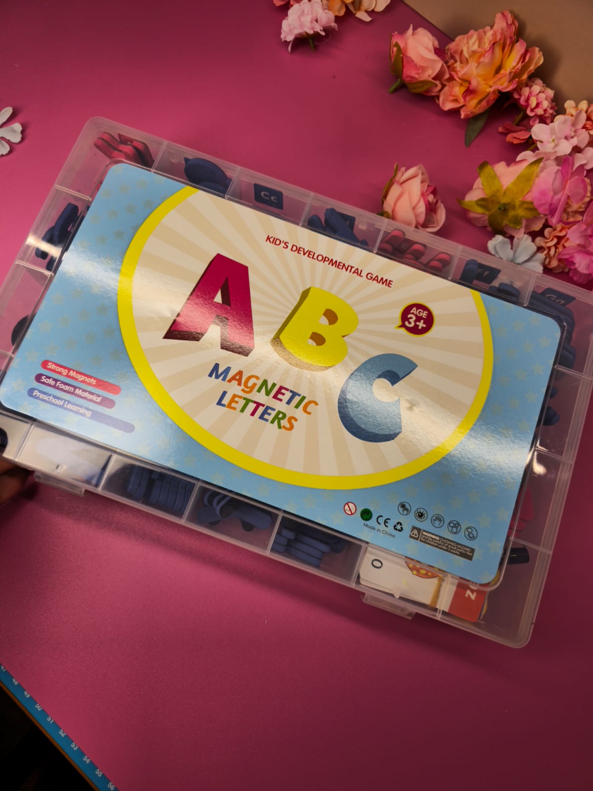 Kit de Letras Magnéticas + Pizarra (211 piezas)