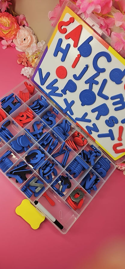 Kit de Letras Magnéticas + Pizarra (211 piezas)