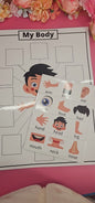 My Body Imantado – Partes del Cuerpo (Inglés) | Recurso Magnético