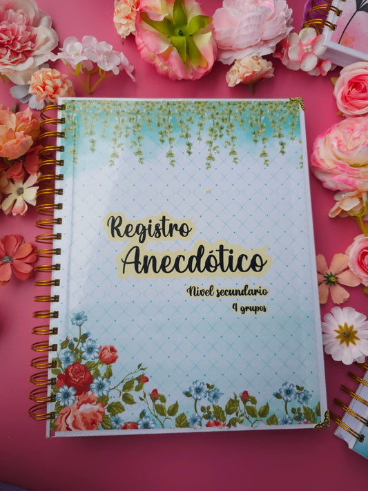 Registro Anecdótico de secundaria (4 GRUPOS)